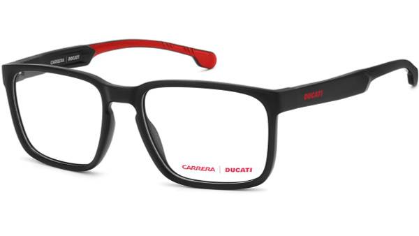 Carrera Ducati 031 Eyeglass Frame - Matte Black with Red Accents