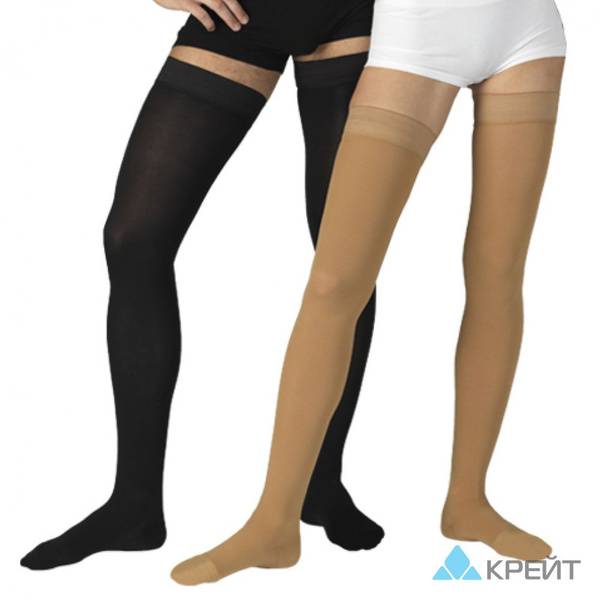 Compression Stockings Tonus Elast Black, 1st Compression Class
