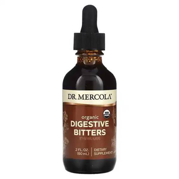 Digestive Bitters, Food Supplement, Dr. Mercola, Bitter Tincture for Digestive Support, 60 ml