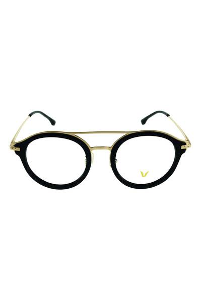 Nikitana Women's Round Metal Eyeglass Frame 47 mm