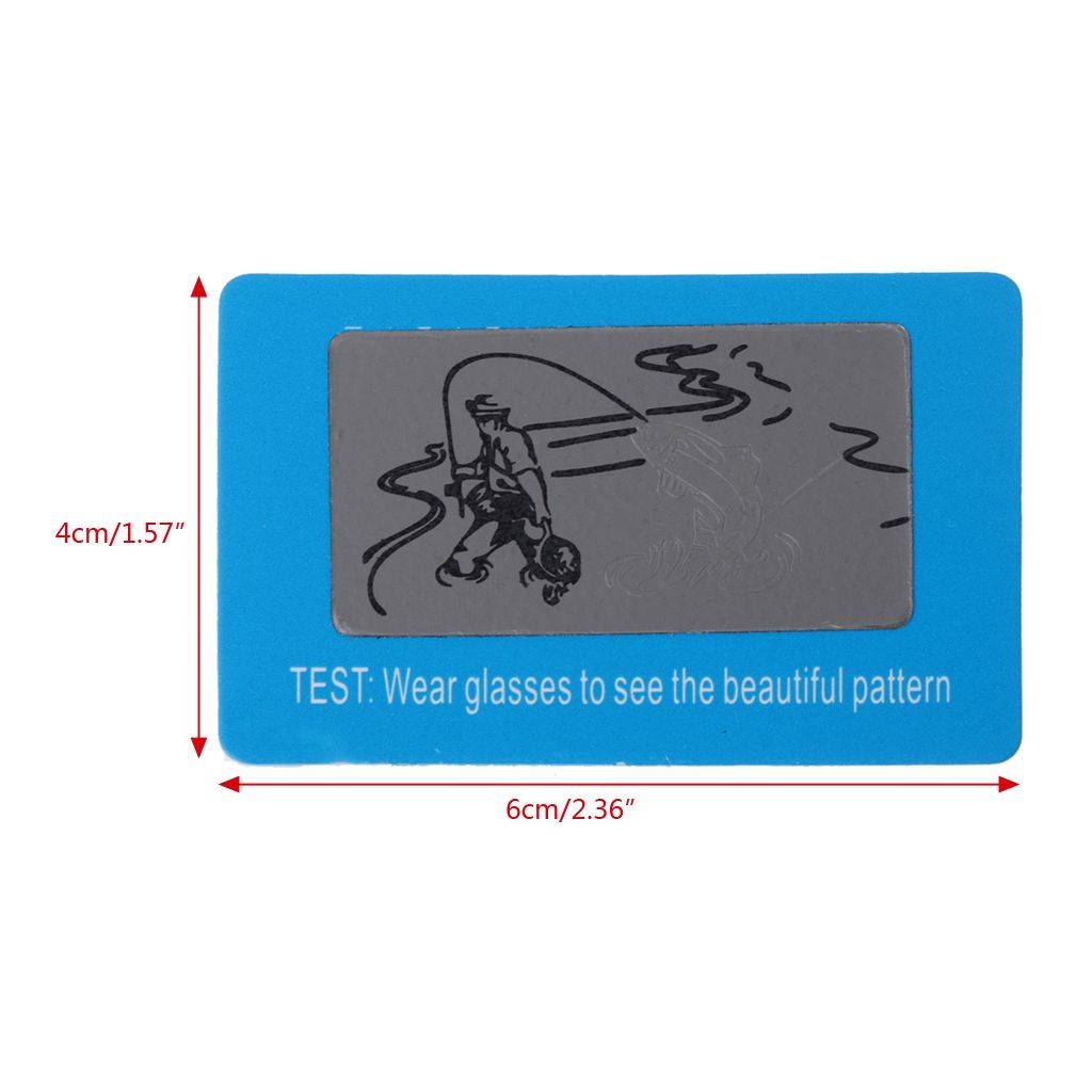10 Polarization Test Cards for Sunglasses – 6cm x 4cm, Black #3