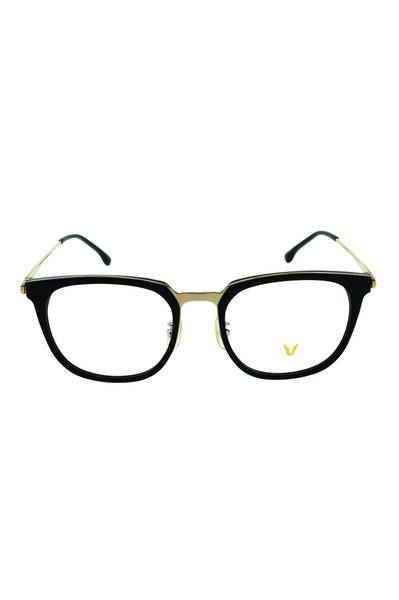 Nikitana Men's Rectangular Casual Metal & Plastic Eyeglass Frame