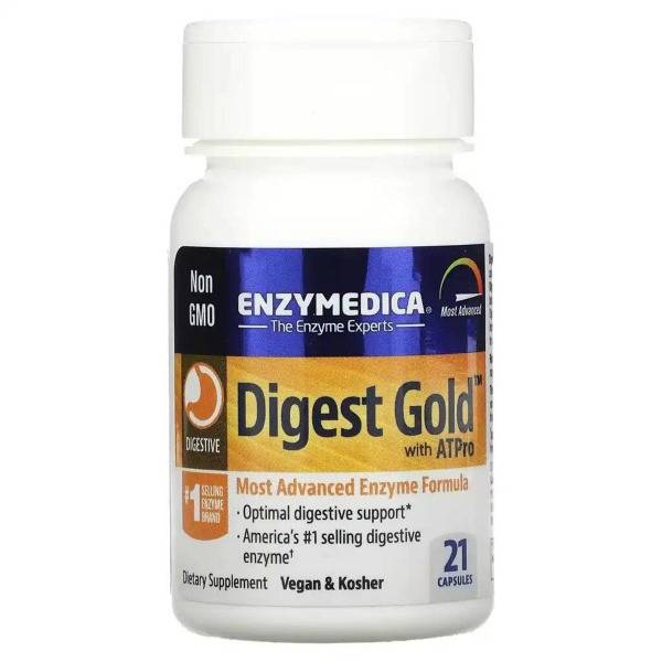 Enzymedica Digest Gold with ATPro, Capsules, 21 Count