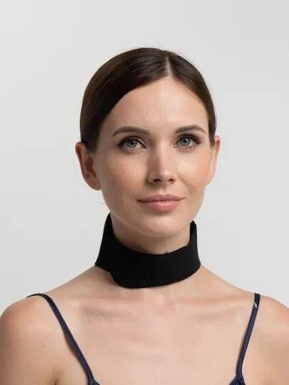 Magnetic Tourmaline Neck Heating Belt — Universal L-XL — Black Matte
