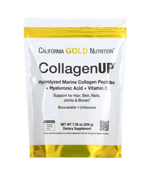 California Gold Nutrition Marine Collagen UP Powder 206 g
