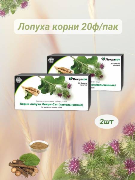 Lekra-SET Burdock Root Ground 20 Filter Packets
