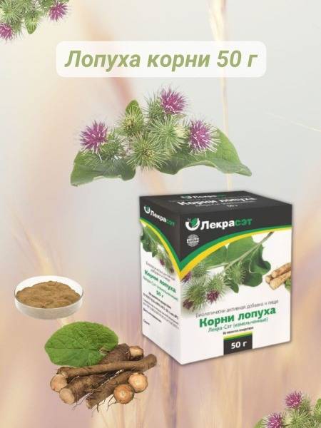 Lekra-SET Burdock Roots 50g Crushed