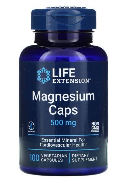 Life Extension Magnesium 500 mg Capsules