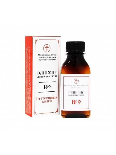 Monastery Elixir No. 9 Headache Relief Supplement (100ml)