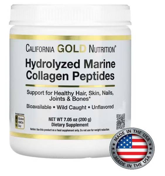 California Gold Nutrition Hydrolyzed Marine Collagen Peptides