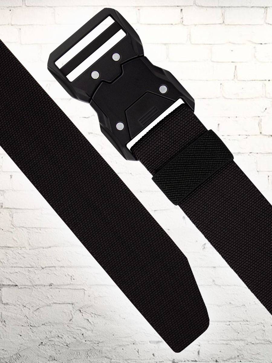 Paulord Tactical Belt 125 cm Wide 3.8 cm Nylon and Metal Automatic Cobra Buckle #5