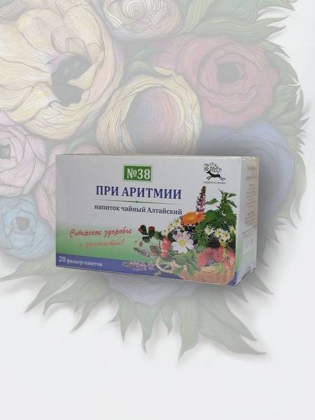 Universal - Pharma Altai Herbal Collection No. 38 for Arrhythmia, Filter Bags, 30g