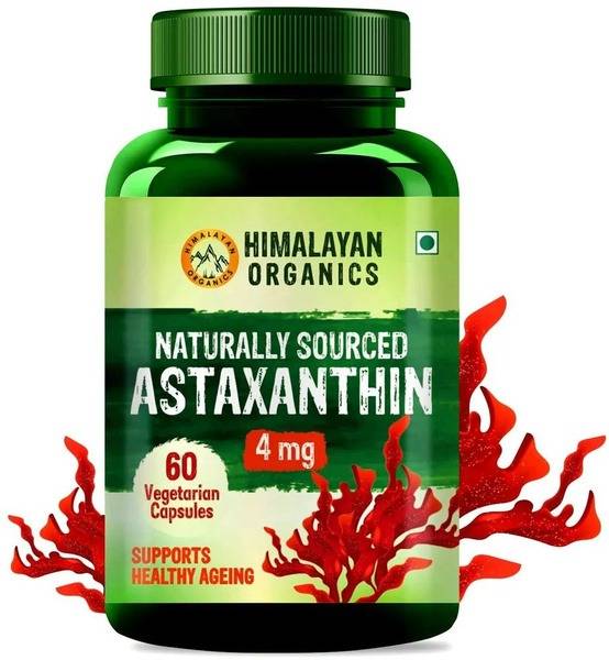 Himalayan Astaxanthin 4mg (60 Capsules) - Natural Antioxidant Support