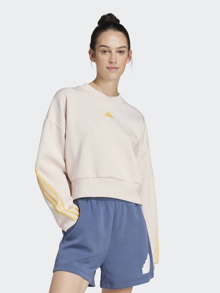 adidas Sportswear W Fi 3S Swt Women's Sweatshirt, Putmau/Semspa, Size S