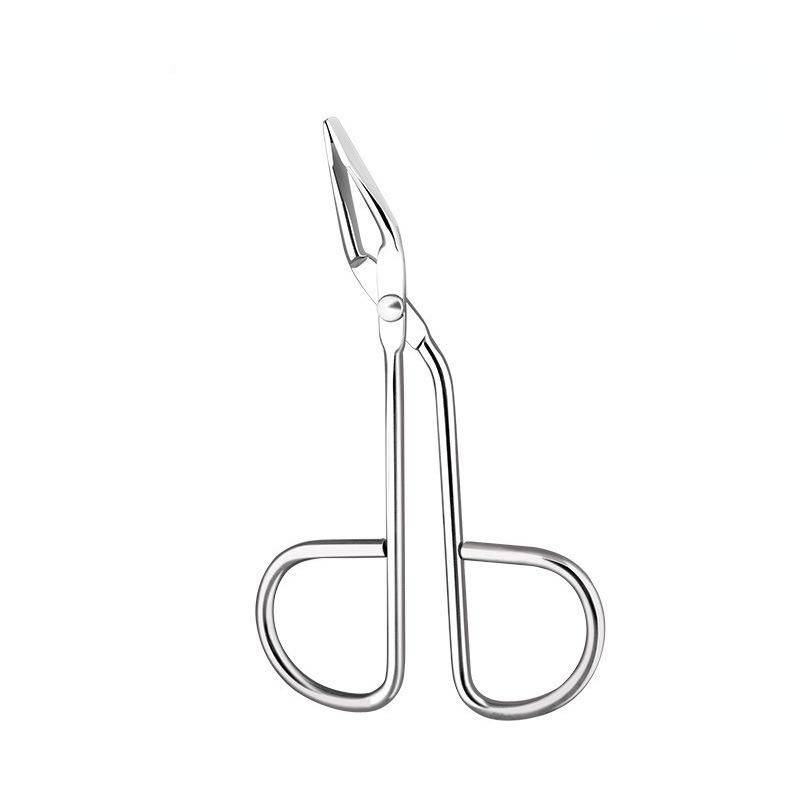 Stainless Steel Eyebrow Tweezers Silver 1 Unit