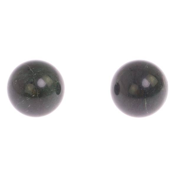 Ural Souvenir 3.5 cm Nephrite Massage Balls for Hands