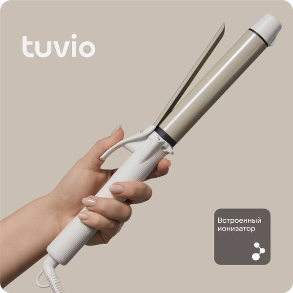 Tuvio HS20CTI01 Styler, 57 W, 4 temperature settings, ionization, white