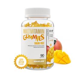 Maxler Multivitamin Gummies Sugar Free 90 ct Mango - Chewable Pastilles for Children and Adults #1