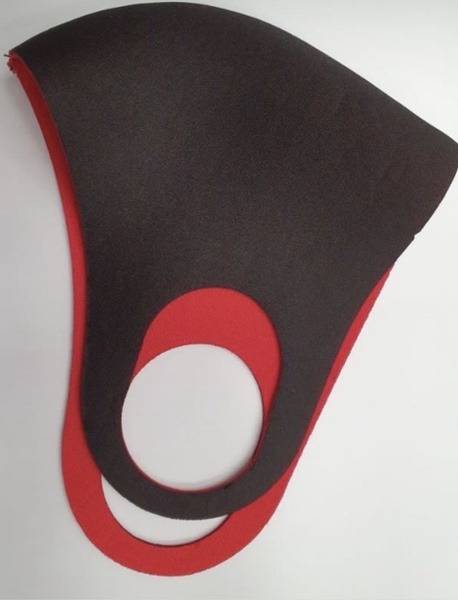 Medical Mask, Neoprene, Black