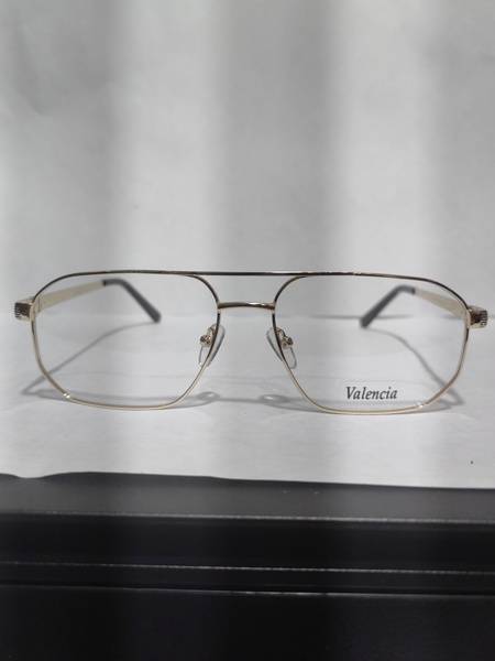 MORETTI EYEWEAR Valencia Semi-Rimless Gold Eyeglass Frame with Flex Hinges
