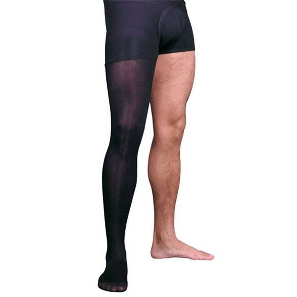 ORTO Compression Stockings Black Class 2 Right Leg