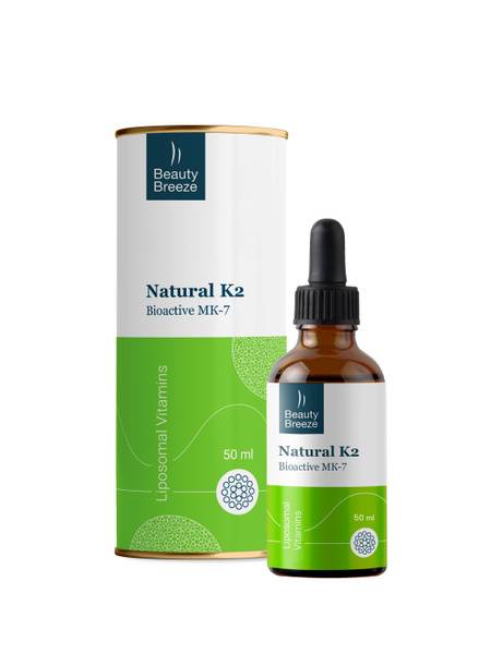 Beauty Breeze Liposomal Vitamin K2 MK-7 MenaQ7, 50ml