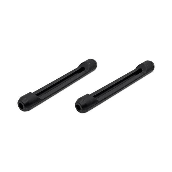 OPTICTECH Silicone Eyeglass Retainers Black (2 pcs)