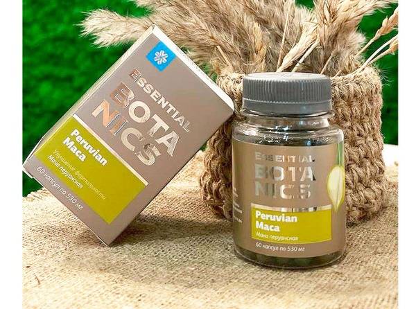 Peruvian Maca Essential Botanics: 60 Capsules