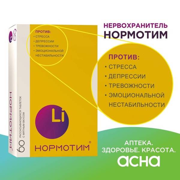Normotim Mint Flavor Lozenges 60 Tablets 60 Count