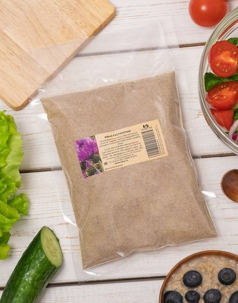 Milk Thistle Seed Cake for Liver Support: 300g Gluten-Free Dietary Fiber