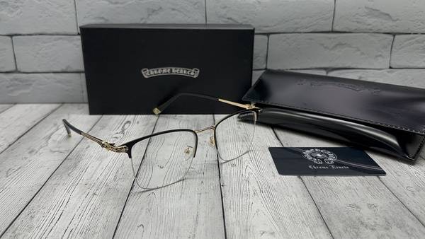 Chrome Hearts Eyeglass Frame, Unisex Rectangular Plastic Frame