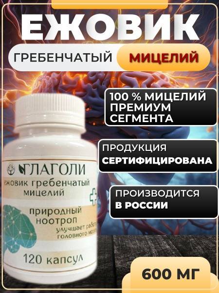 Lion's Mane Mushroom Capsules (120 Count)