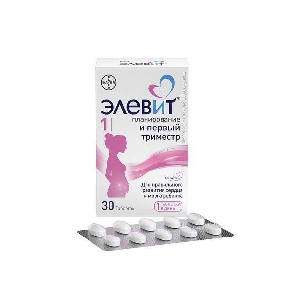 Elevit Planning and First Trimester Vitamins for Women Tablets №30