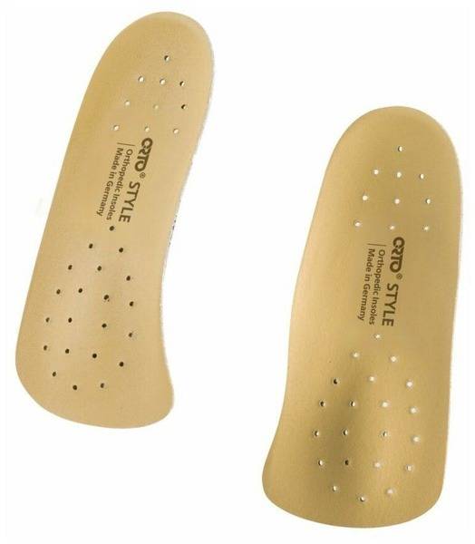 ORTO STYLE Orthopedic Half Insoles Size 36