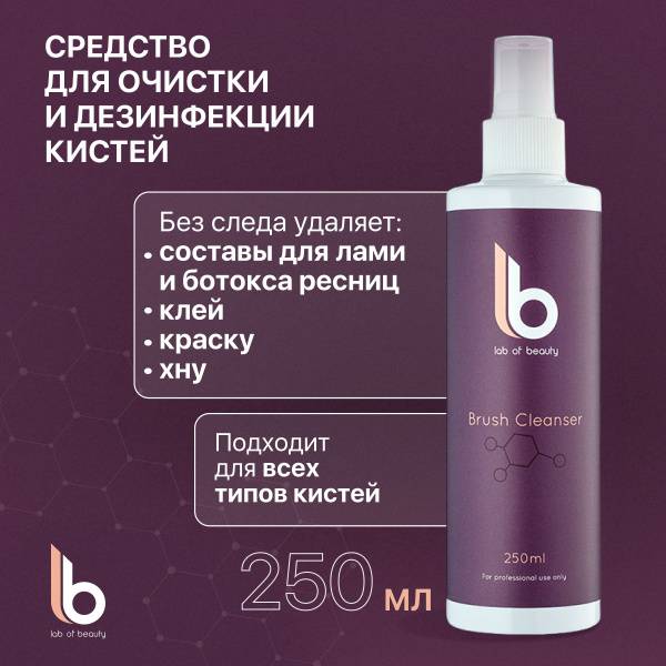 Lab of Beauty Brush Cleaning & Disinfecting Spray 250 ml