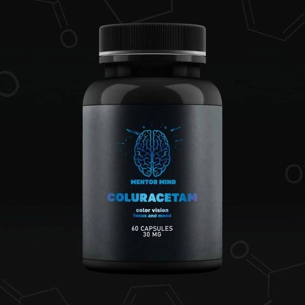Mentor Mind Coluracetam 30 mg Capsules, 60 Count