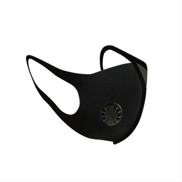 Face Mask Reusable Valve Black M 1pc 273692 979800/025527