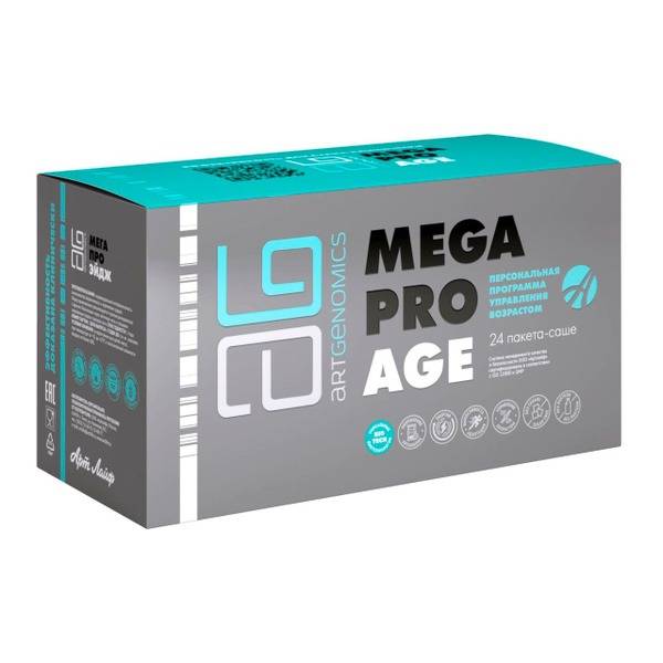Art Life Mega Pro Age, Personalized Anti-Age Program, 24 Sachets