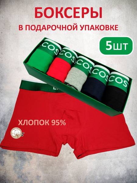 ProfiOutfit Men's Boxer Briefs 5-Pack