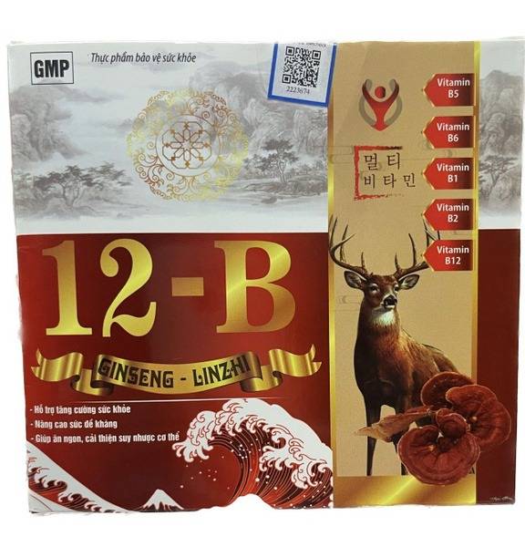 Korean B12, Lingzhi, Cordyceps, Sea Horse & Deer Antler Pills (100ct)