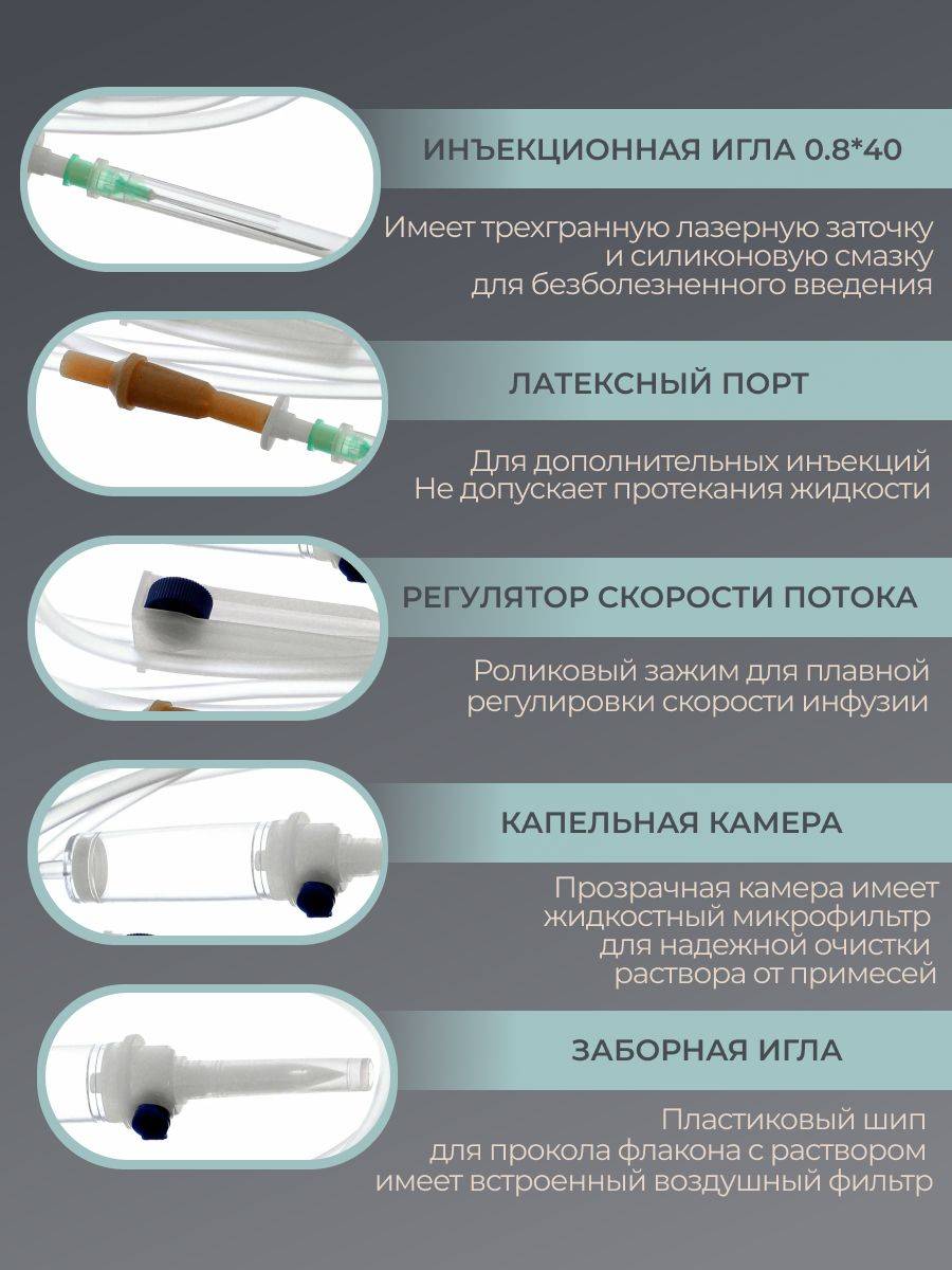 INEKTA Medical Infusion System 10 pcs #2