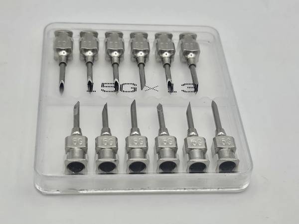Injection Needle, Cannula, Luer-Lock, Reusable, 1.8x13mm - 12 Pack