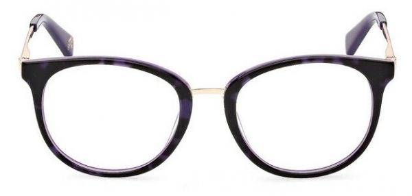 Guess GU 5218 083 Eyeglass Frame, Purple, Round, Plastic