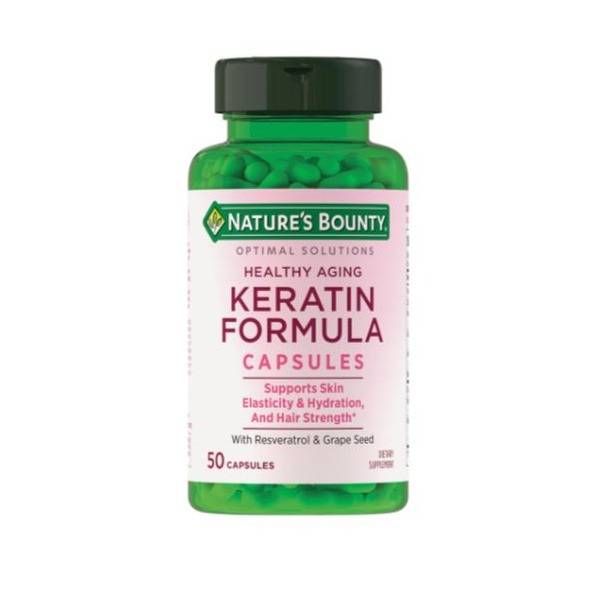 Nature's Bounty Keratin Formula Capsules (50 Count)