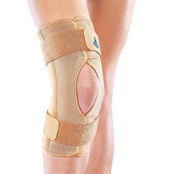 OPPO Medical 2037 Knee Brace with Hinges, Beige, Size S