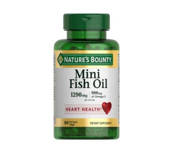 Omega-3 Fish Oil 1290mg (90 Softgels) - Odorless & Premium Strength