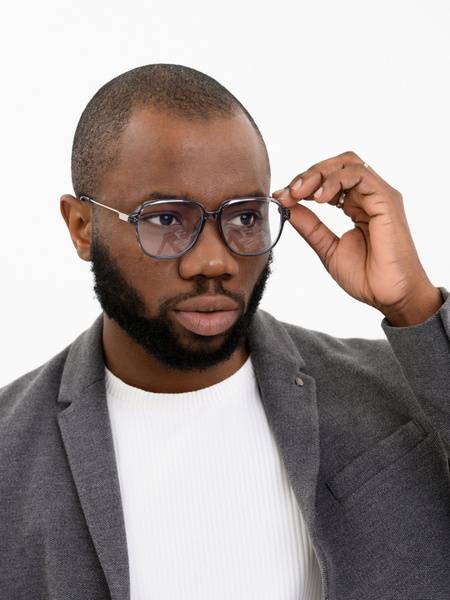 Havvs K9133 Unisex Square Eyeglass Frames with Computer Lenses