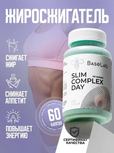 BaseLab Fat Burner Capsules with L-Carnitine 60 Count