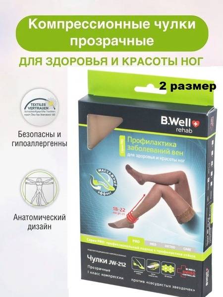B.Well Compression Stockings Beige 1 Class 1 Pair