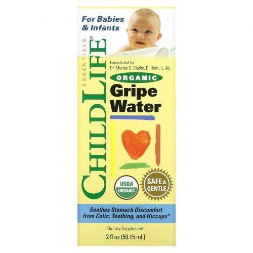 ChildLife Essentials Baby's Gripe Water, 59.15ml - Gentle Relief from Colic